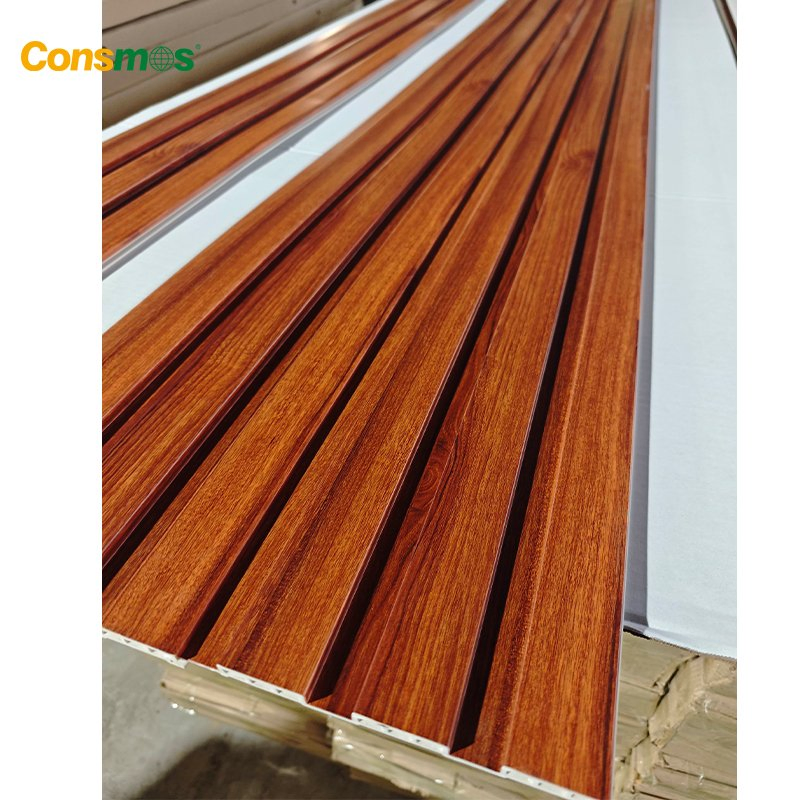 Construction Decoration Wood Wall Paneling Interior Decor WPC Wallboard Waterproof Building Material