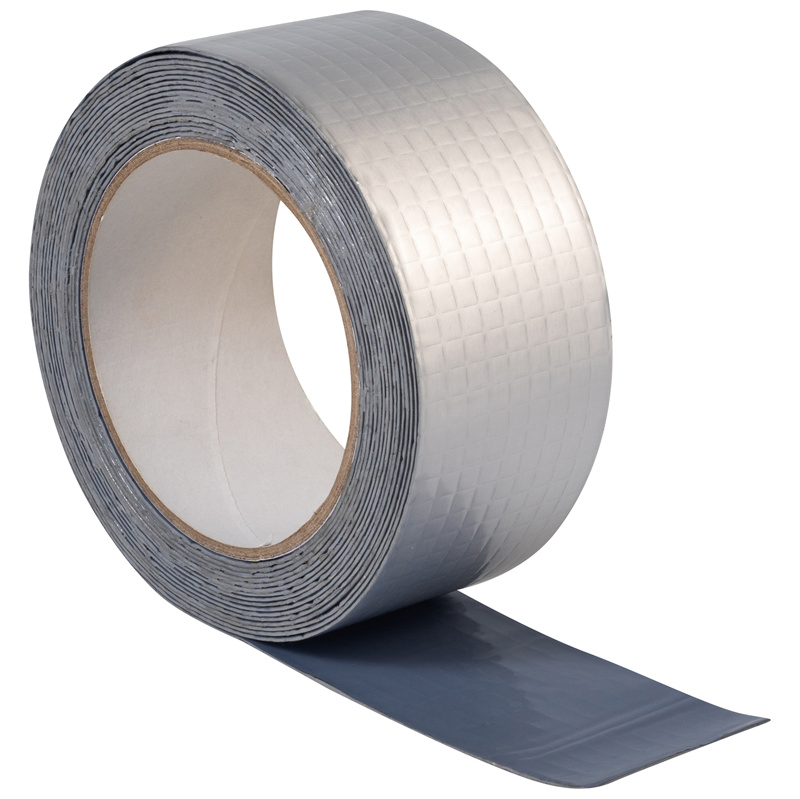 Aluminum Foil Waterproof Material Joist Tape Butyl Mastic Sealing Tape for Color Steel Roofing