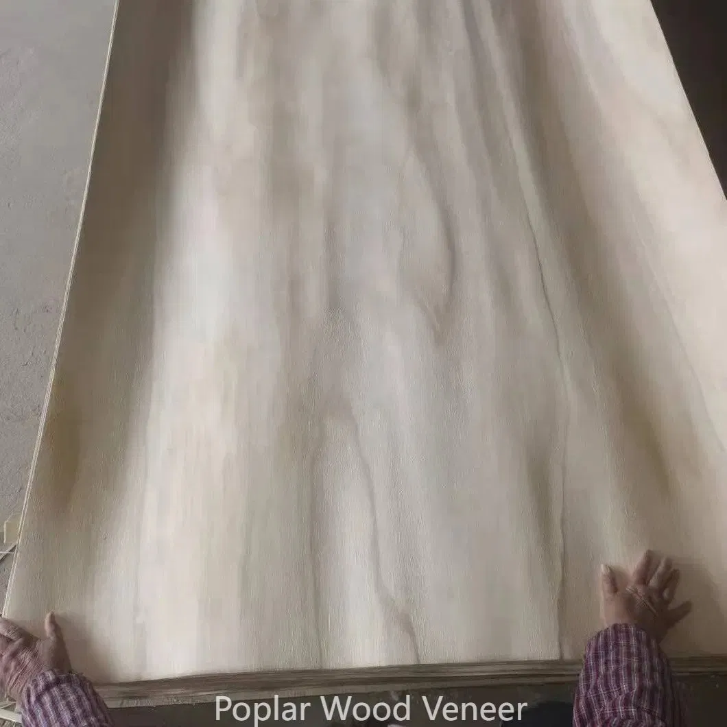 Plywood 0.8-3.0mm Wood Flooring Poplar Veneer Decoration Material