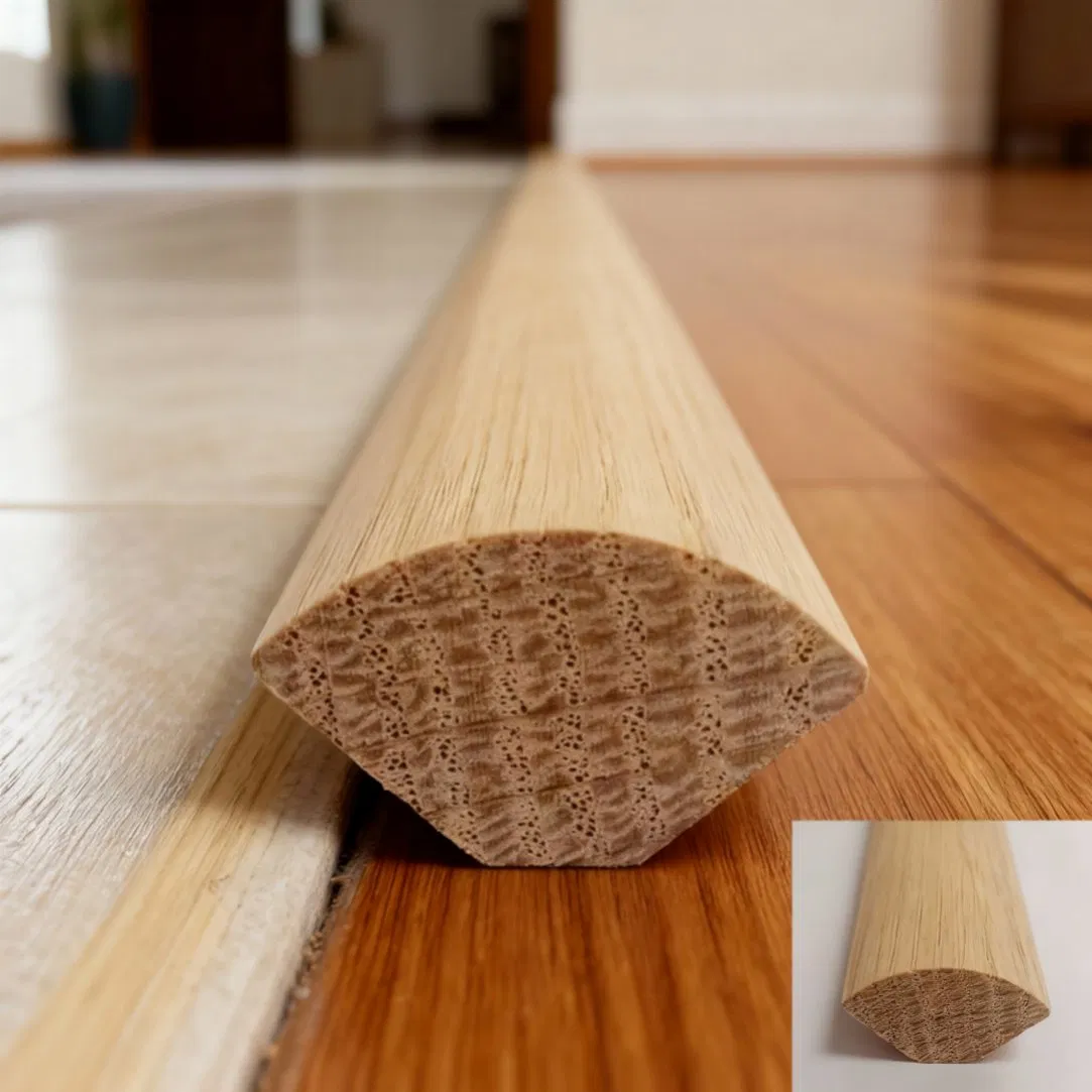 Low Voc Solid Wood Quarter Round with Eco Friendly Finishes for Healthy Interiors