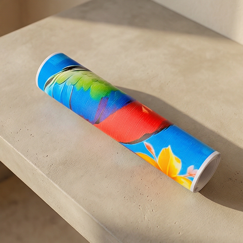 Chic White Printing Fabric Featuring Modern Style and Grain Surface Finish