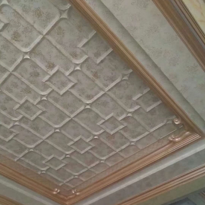 Building Material of Gypsum Cornice/ Crown Moulding/ Cornice Moulding/ Gypsum Board/ Gypsum Decorative Ceiling/ Gypaum 3D Wall Panels/ Ceiling Rose/ Pillar