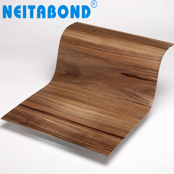 Good Surface Wood Aluminum Composite Material for Cladding