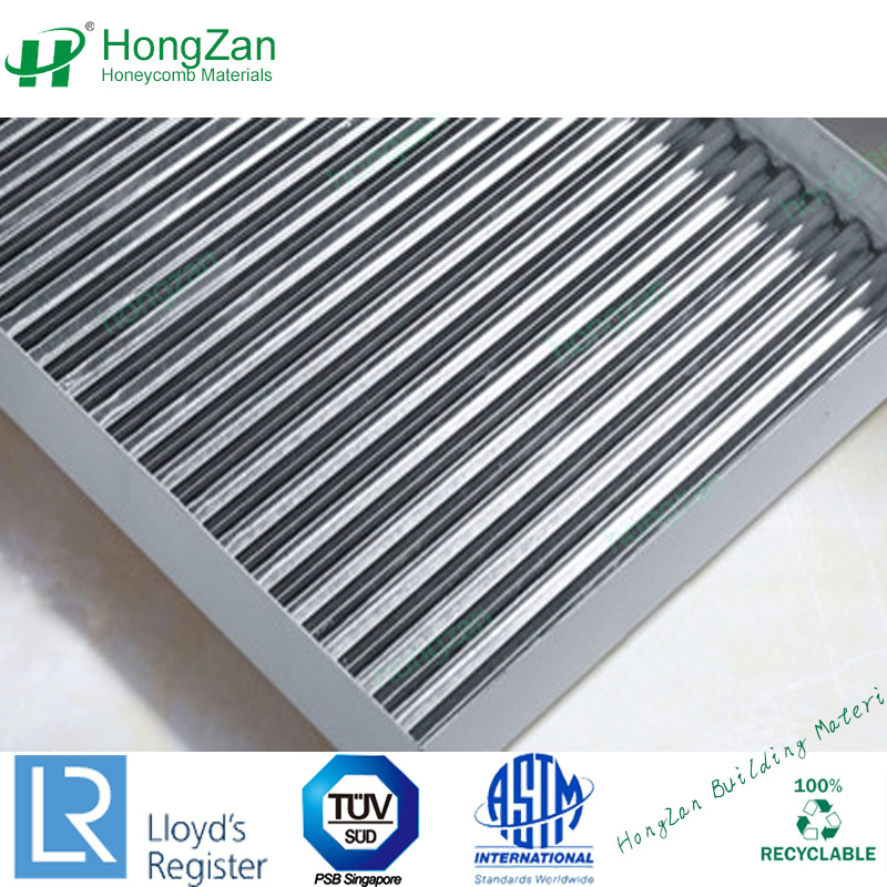 Honeycomb Curtain Wall Corrugated Metal Facade Wall Panel Building Material