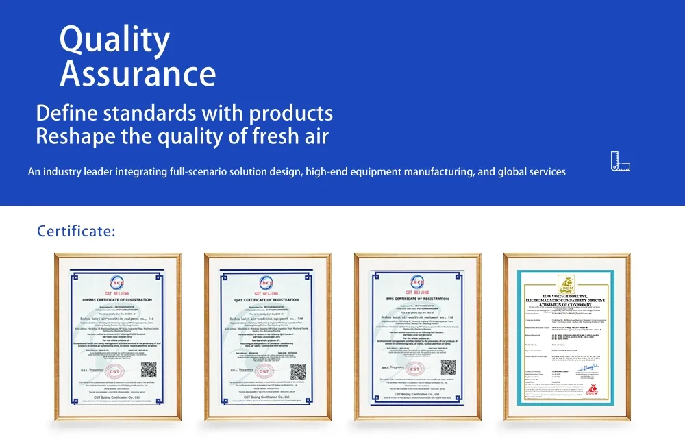 Quality Certifications