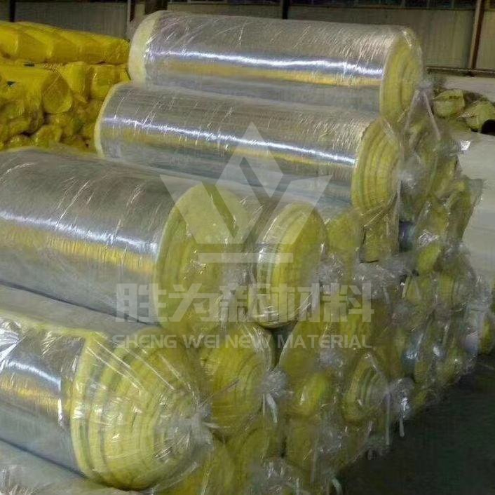 Glass Wool Felt a Thermal Insulation Material for Buildings Is Used for Filling Large Irregular Surfaces