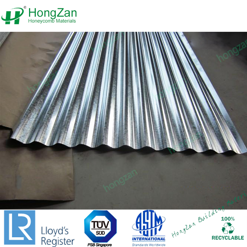 Honeycomb Curtain Wall Corrugated Metal Facade Wall Panel Building Material