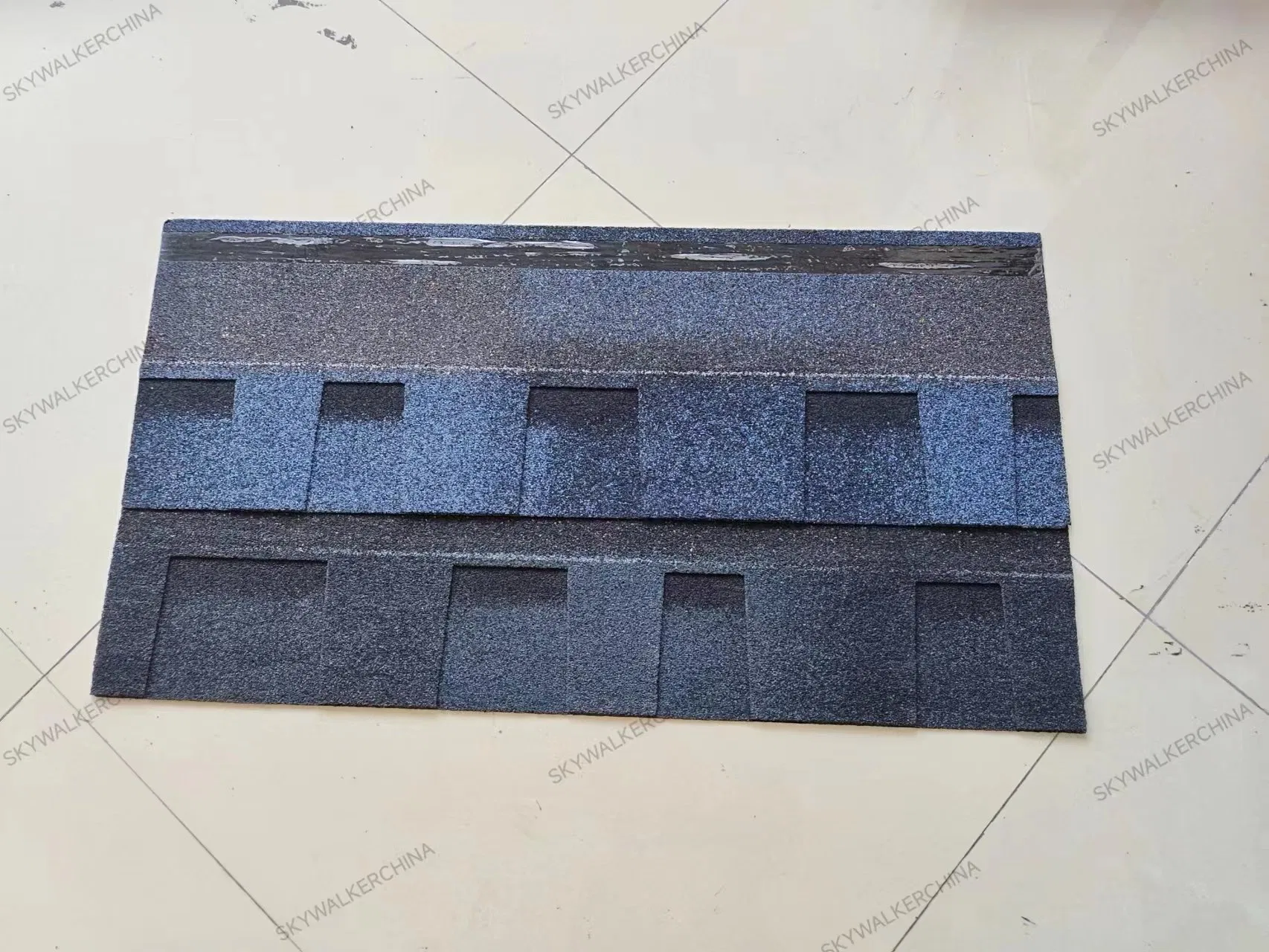 High Quality Blue Roofing Asphalt Shingle Roofing Material