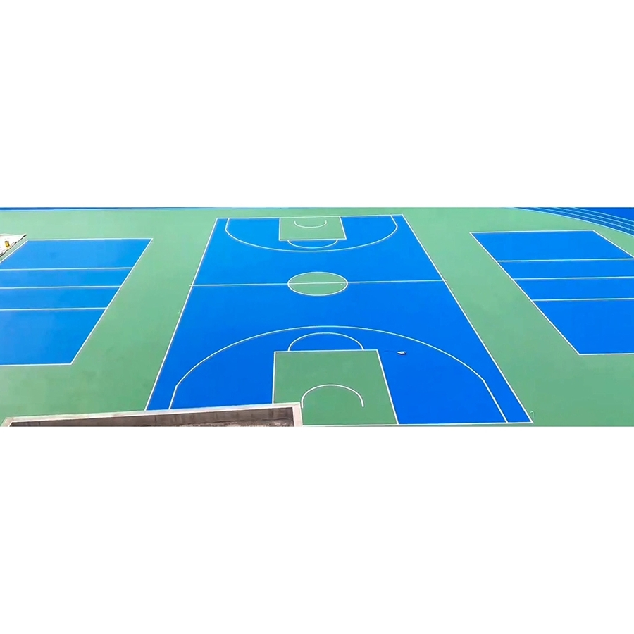 High-Performance Standard Silicon PU Court Material Used for Sports Flooring Systems