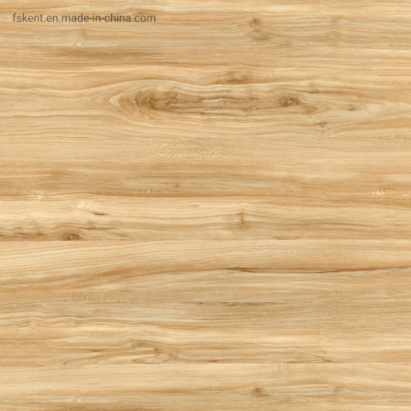 High Gloss Wood-Like Design 600X600 Full Polished Glazed Tiles Flooring Materials for House Decoration