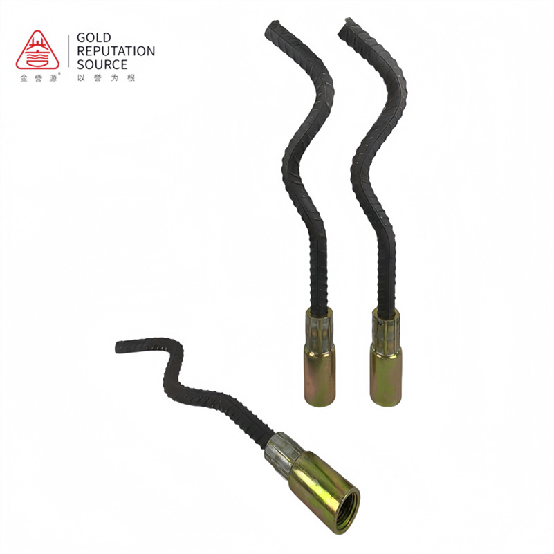 Threaded Short Lifting Socket Snake Wavy Tail Anchor Steel Building Materials for Apartment Wall Concrete Reinforcement
