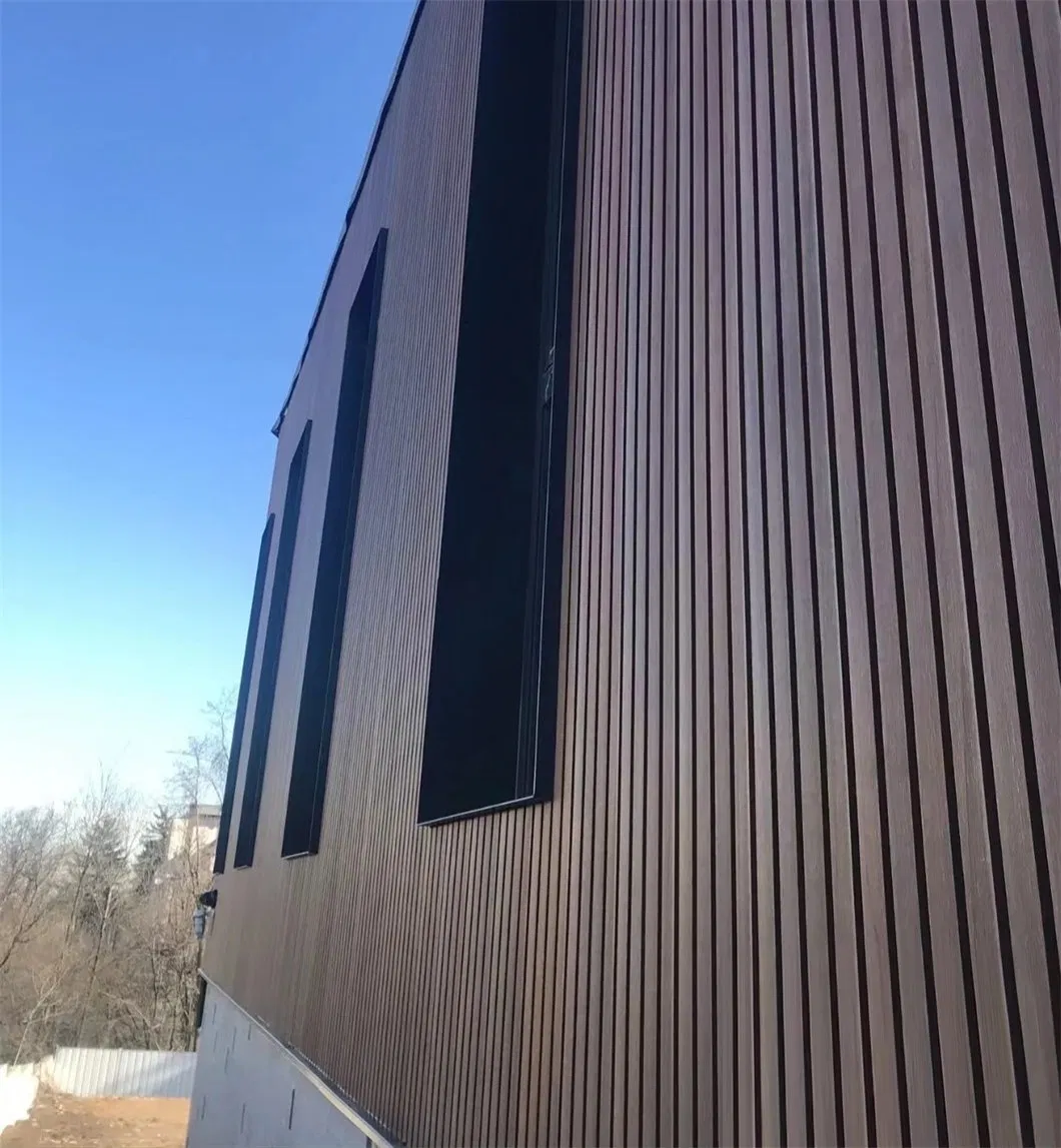 Waterproof Exterior UV-Resistant for No Color Fading WPC Wall Cladding