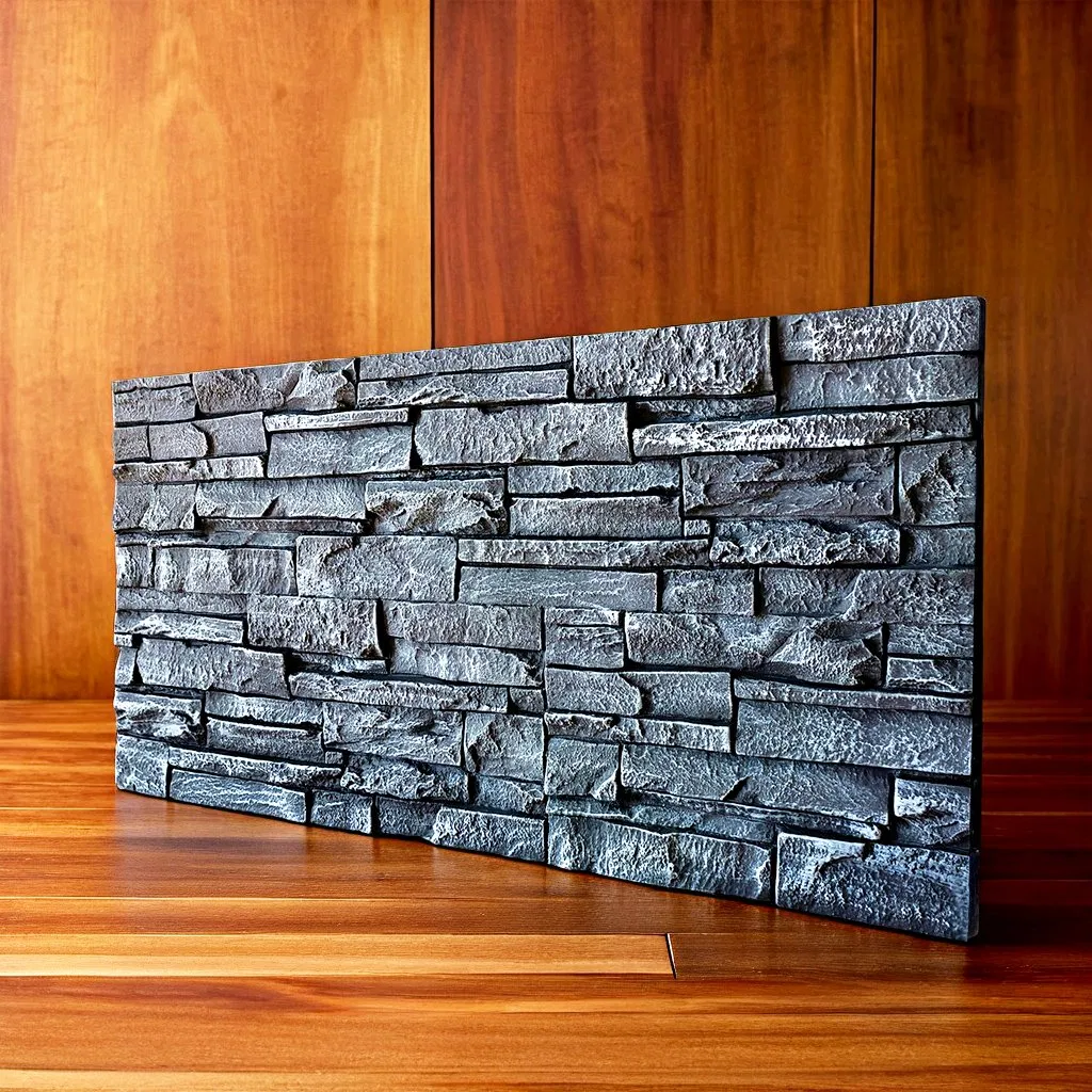2025 New Design 3D Artifical Stone Wall Panel for Building Material &amp; Exterior Wall Decoration Material New Construction Material with PU Faux Stone Waterproof