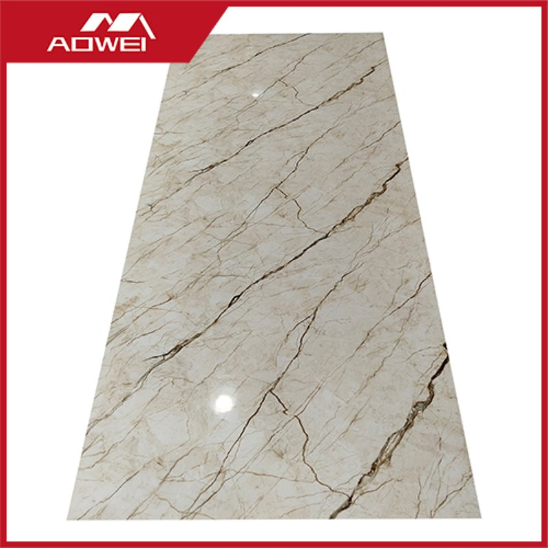 UV Board Plastic PVC Marble Wall Panel Cladding for Elegant Interior Design