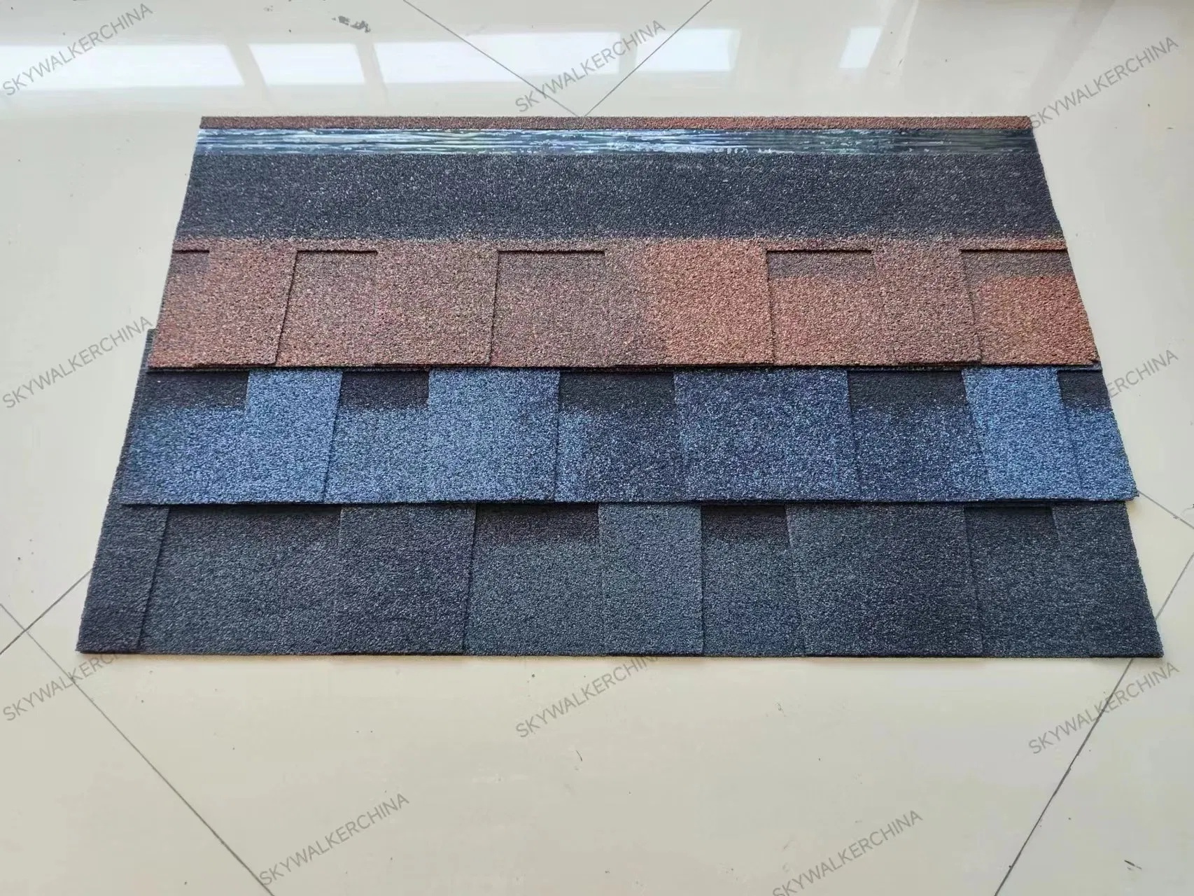High Quality Blue Roofing Asphalt Shingle Roofing Material