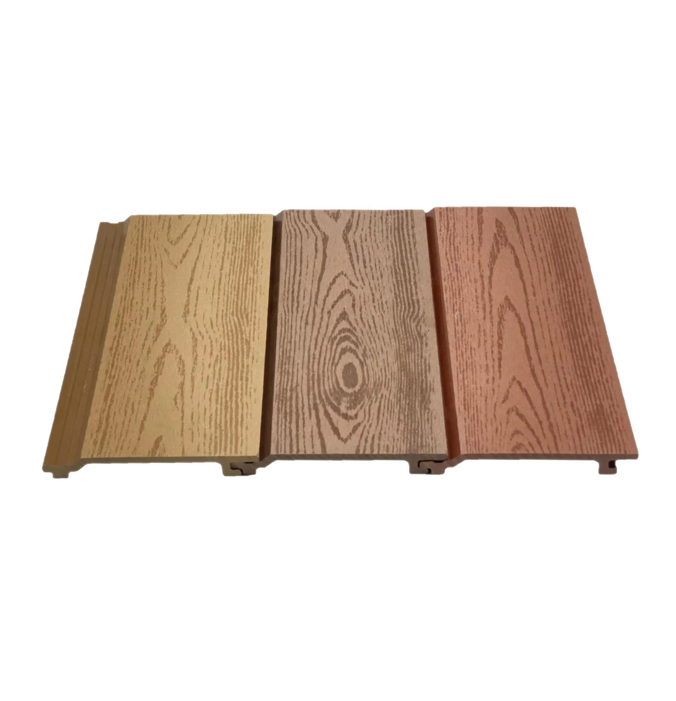 Outdoor Wall Decoration Wood Grain Texture Co-Extrusion WPC Wall Cladding Buiding Material