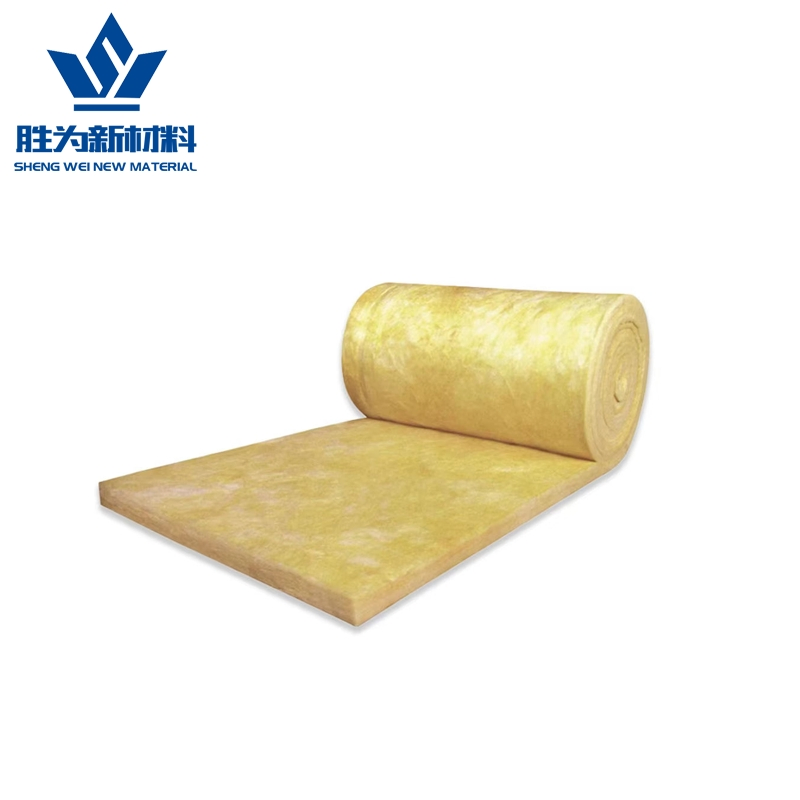 Modern Design Aluminum Foil-Reinforced Glass Wool Roll Felt Wall Sound Heat Insulation Material for Noise Reduction Greenhouses