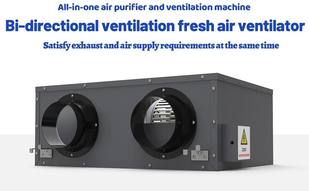 Ceiling-Mounted Air Ventilation System