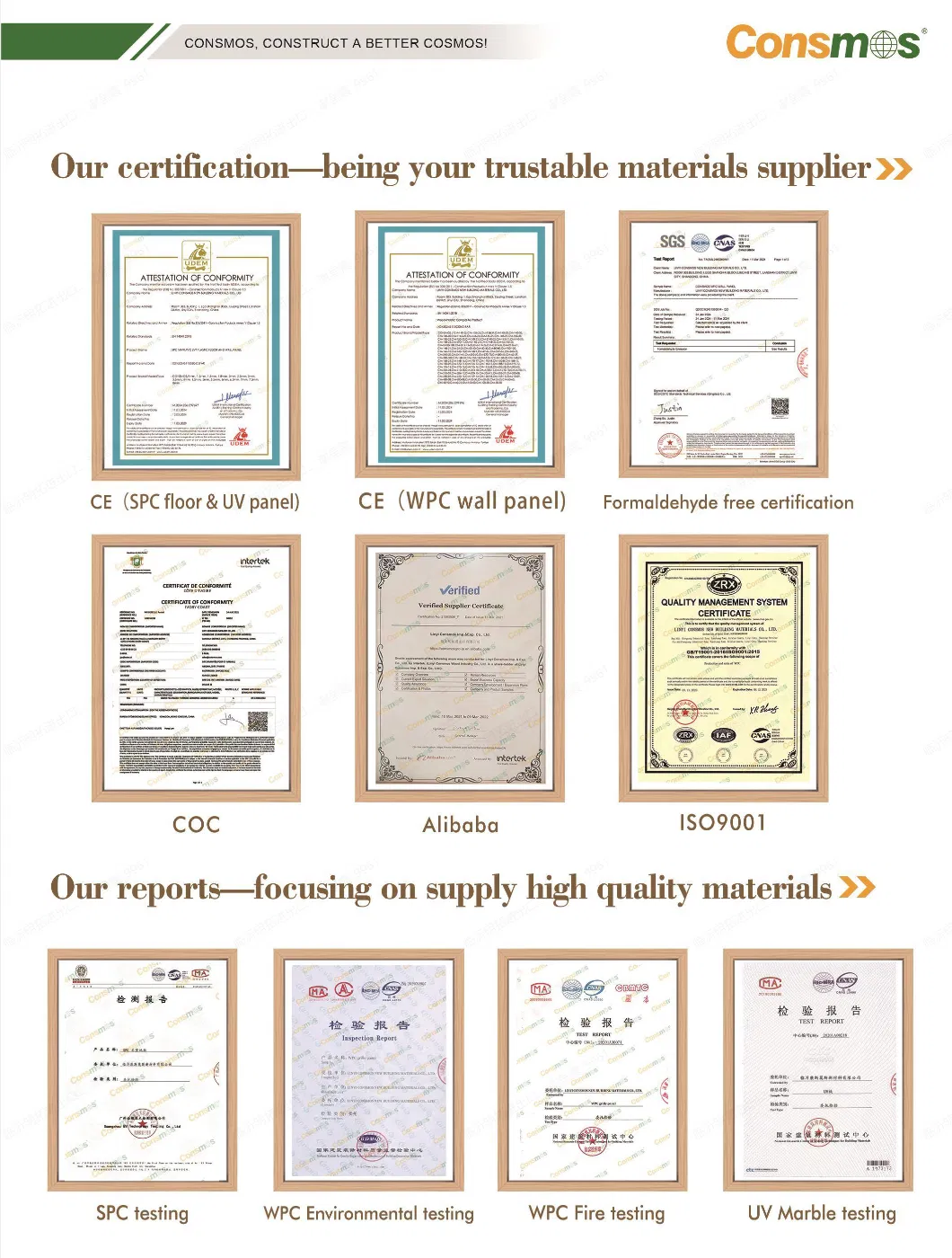 Certificates