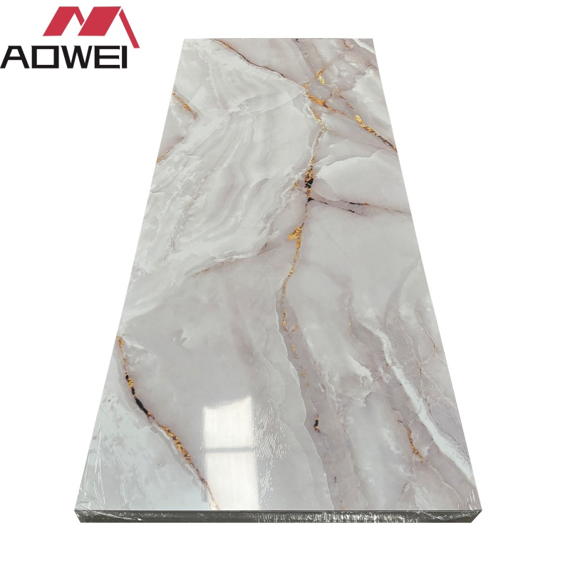 UV Board Plastic PVC Marble Wall Panel Cladding for Elegant Interior Design