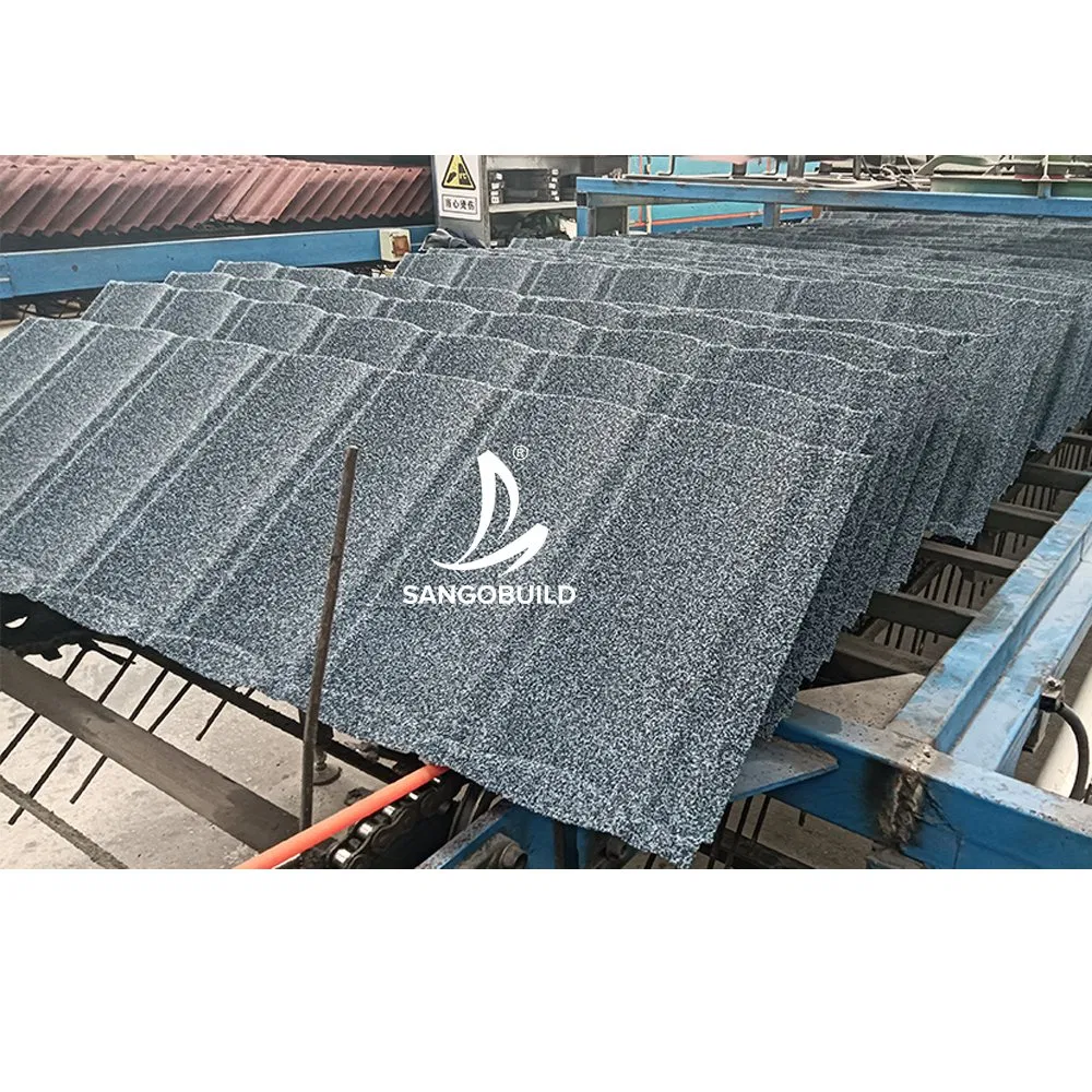 Color Stone Coated Metal Roof Tile Popular Ancient Building Material for House Roof