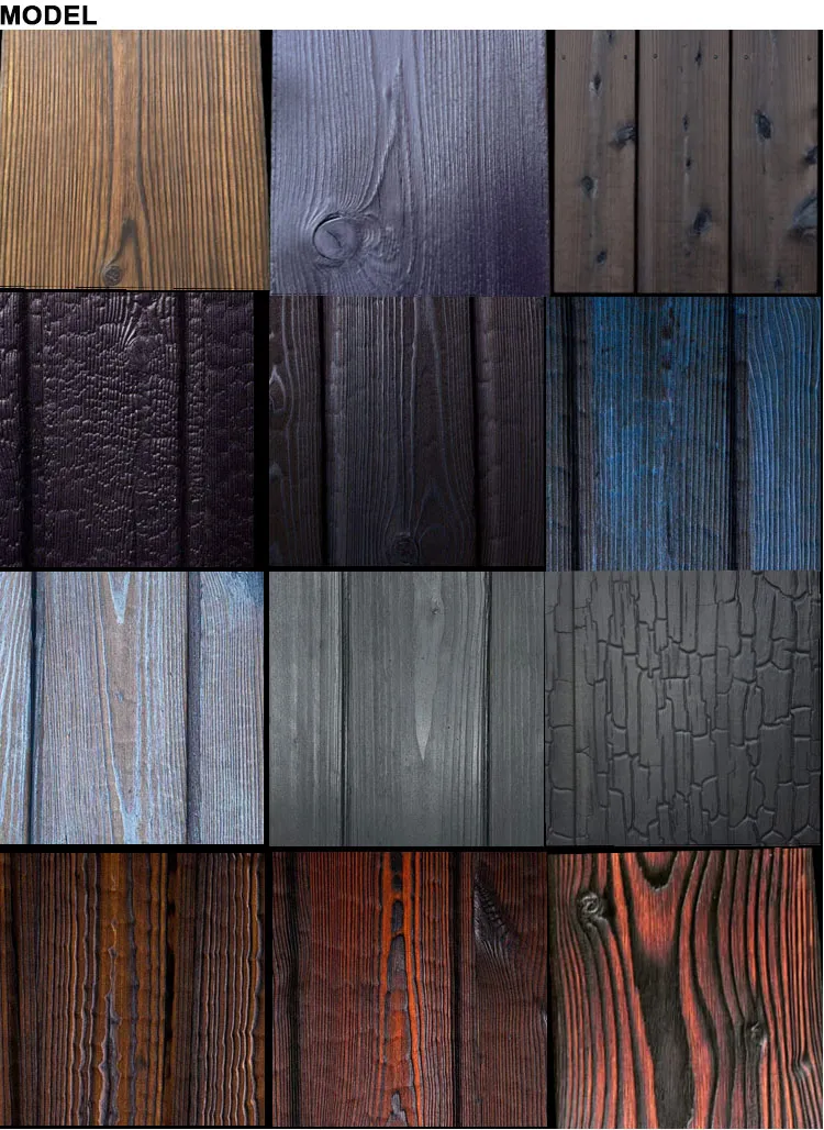 Carbonized Wood Panels