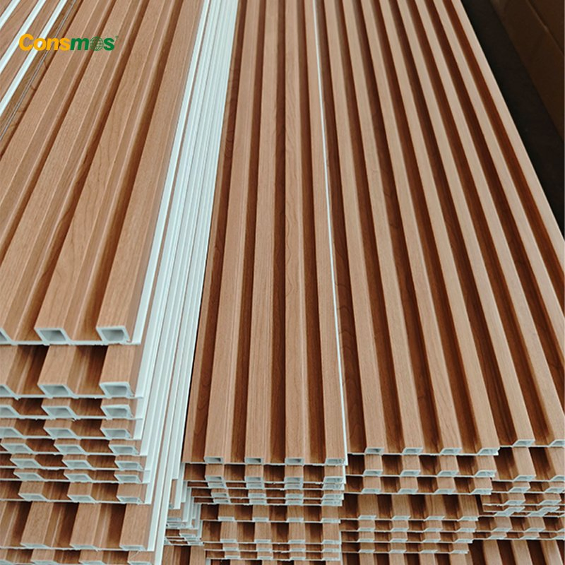 Construction Decoration Wood Wall Paneling Interior Decor WPC Wallboard Waterproof Building Material
