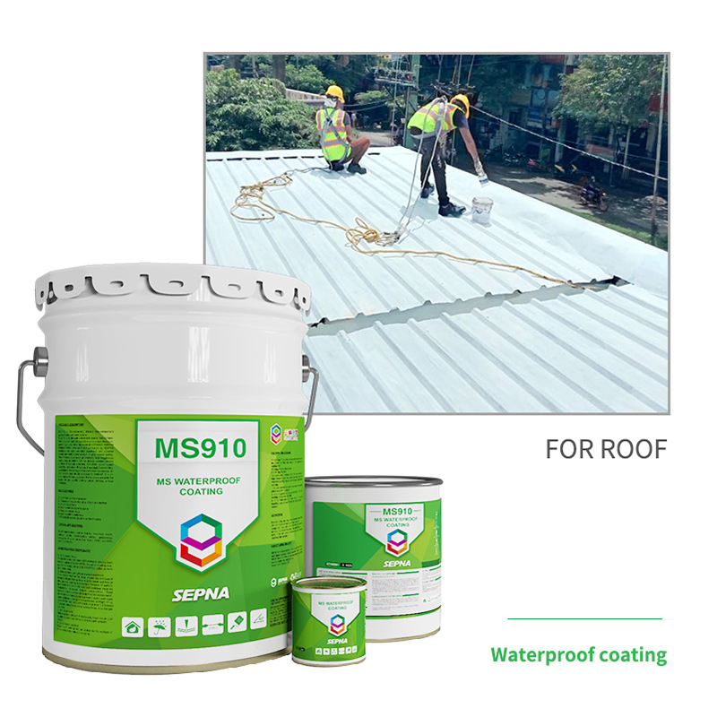 Roof Epoxy Floor Coating Water Proof Nano Hydrophobic Coating Waterproofing Materials for Concrete Surface
