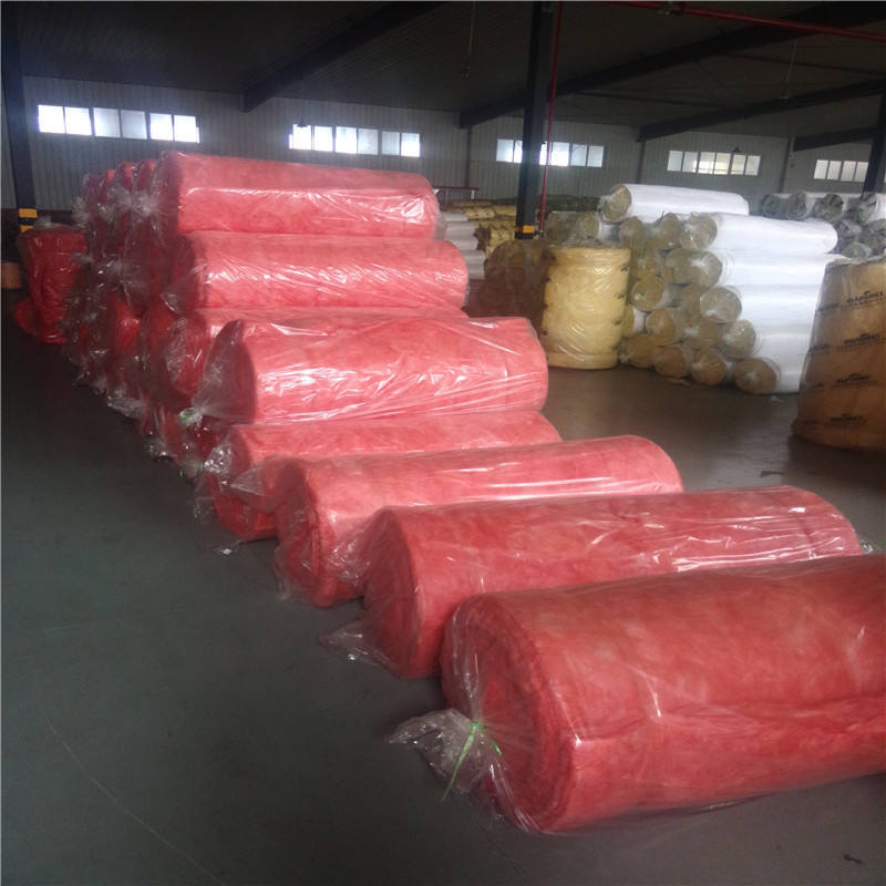 Glass Wool Felt a Thermal Insulation Material for Buildings Is Used for Filling Large Irregular Surfaces