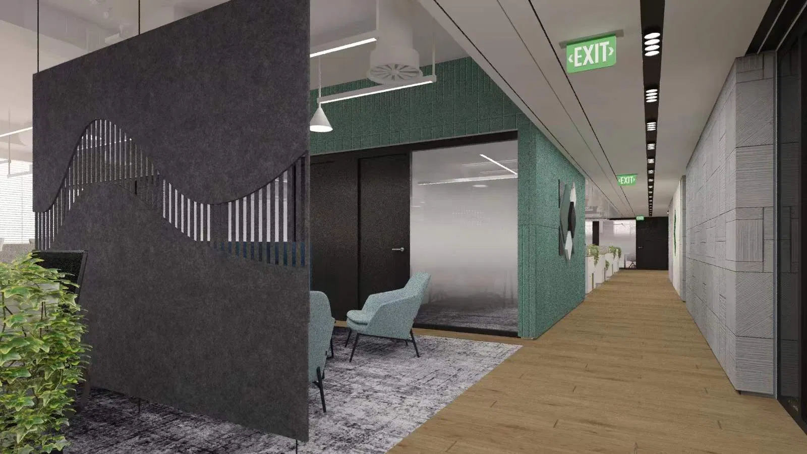 Sound Absorption Material U-Grooved Wall Pet Fabric Acoustic Panel