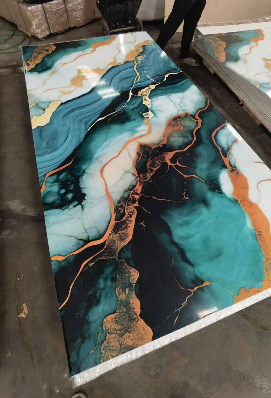 PVC Bamboo Fiber Panel Wall Panel Machine Natural Stone Building Material Alternative Wood