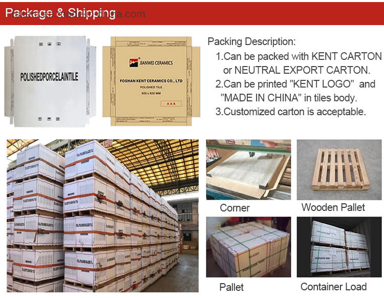 High Gloss Wood-Like Design 600X600 Full Polished Glazed Tiles Flooring Materials for House Decoration