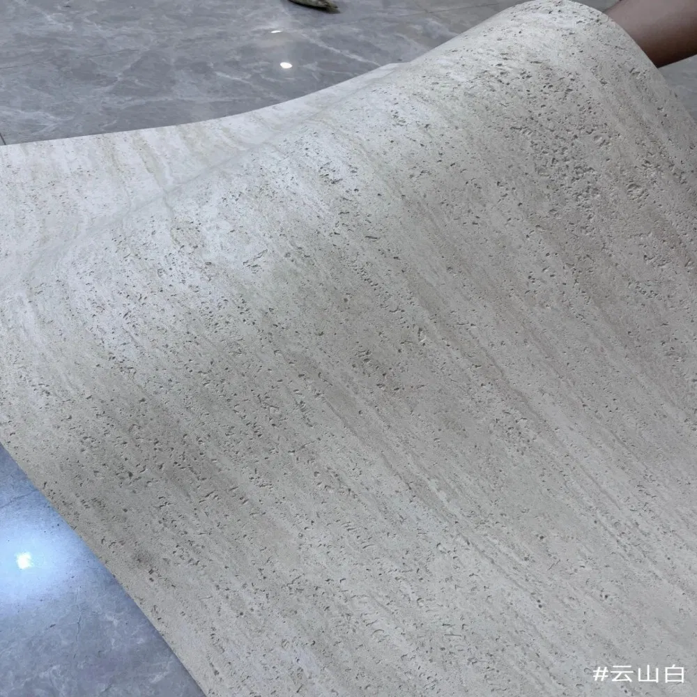 Stone Flexible Tiles Exterior Wall Cladding Flexible Travertine Wall Stone Panel