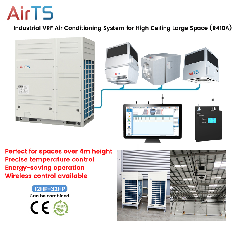 Airts Vrf HVAC System for High Ceiling and Open Space