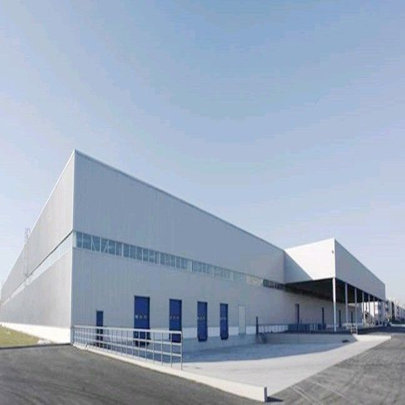 Low Cost Prefabricated Steel Frame Warehouse Hangar Workshop Steel Building Materials