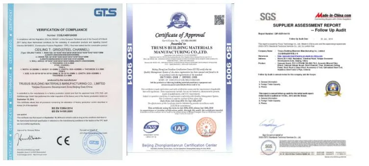 Certifications ISO CE SGS