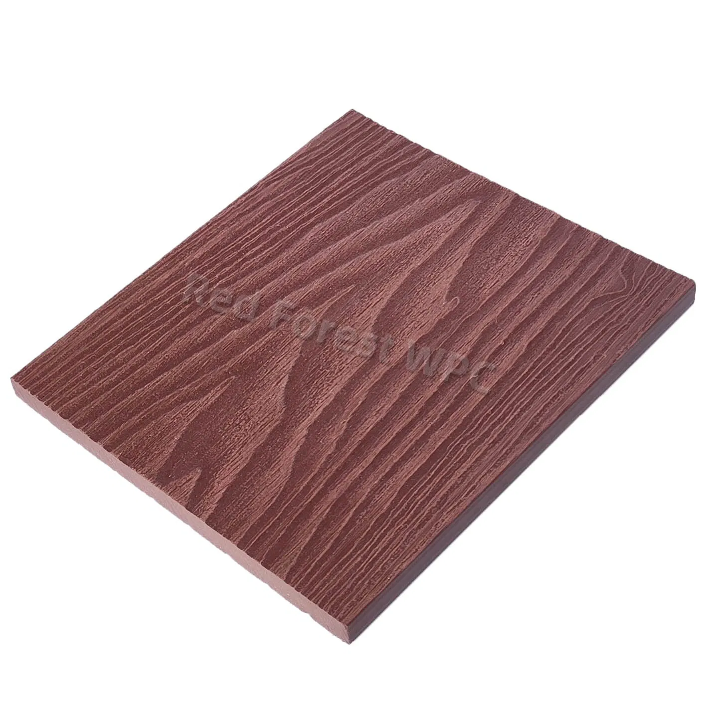 3D Wood Grain WPC Floor Eco-Friendly Waterproof Outdoor Building Material