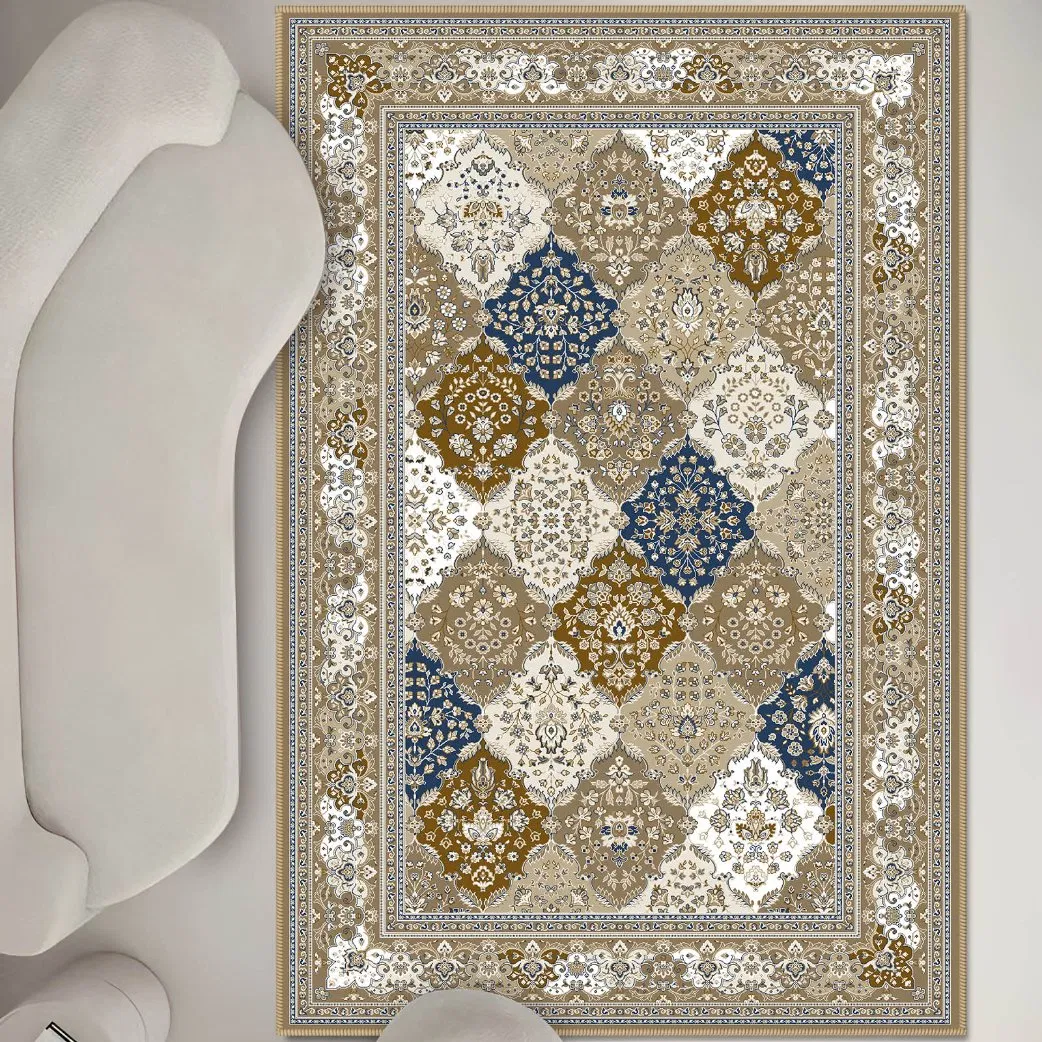 China Factory OEM Cashmere Easy Clean Machine Washable Area Custom Carpet Rug