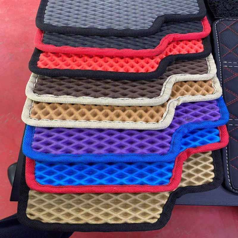 Custom Hot Sale Diamond Honeycomb Car Mat EVA Foam Car Mat EVA Car Floor Mat