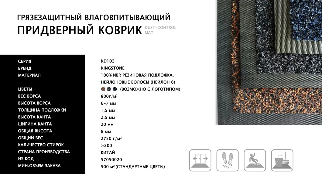 Anti Slip Entrance Logo Printing Doormats