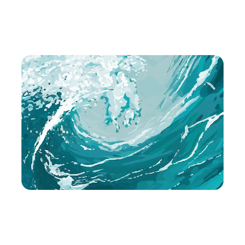 Anti Fatigue Quick Dry Water Absorbent Anti Slip Rubber Diatom Mud Kitchen Floor Door Mat