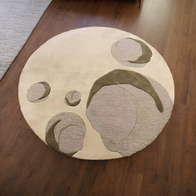 Persian Ethnic Style Carpet Geometric Tufted Bedroom Bedside Non-Slip Floor Mat Living Room Kitchen Hallway Area Rugs