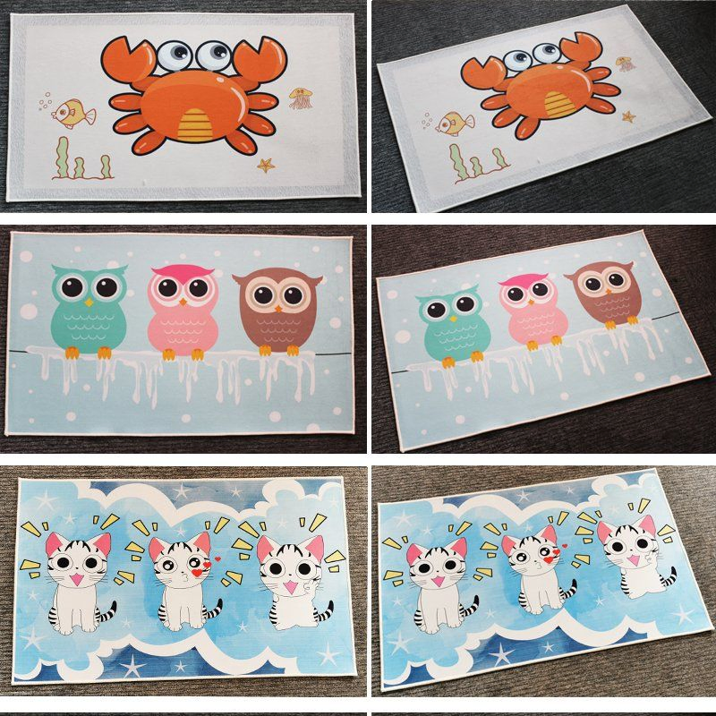 Soft Pink and White Area Rugs for Kids' Playrooms