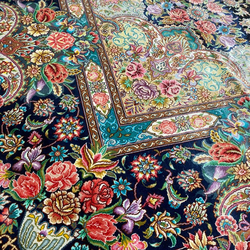 Handmade Marine and Boat Carpets Hand-Tufted Wool and Silk Carpet for Boats Including Trailer Bunk Carpeting and Persian-Style Handmade Luxury Flooring