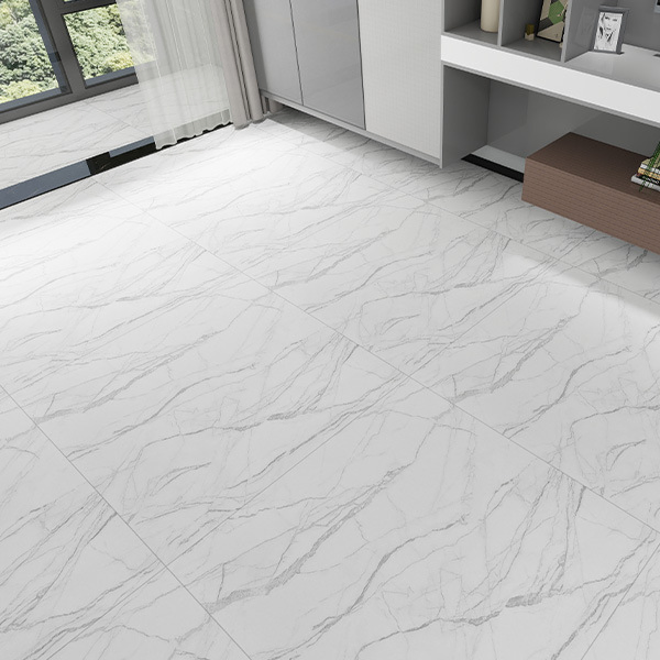 Self-Adhesive PVC Vinyl Flooring Tiles for Indoor Use in Living Room or Apartment