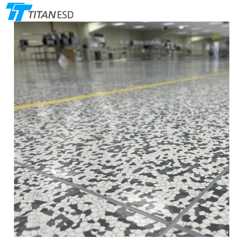 Factory Provided ESD Tiles Anti-Static Flooring PVC ESD Tiles Conductive Flooring