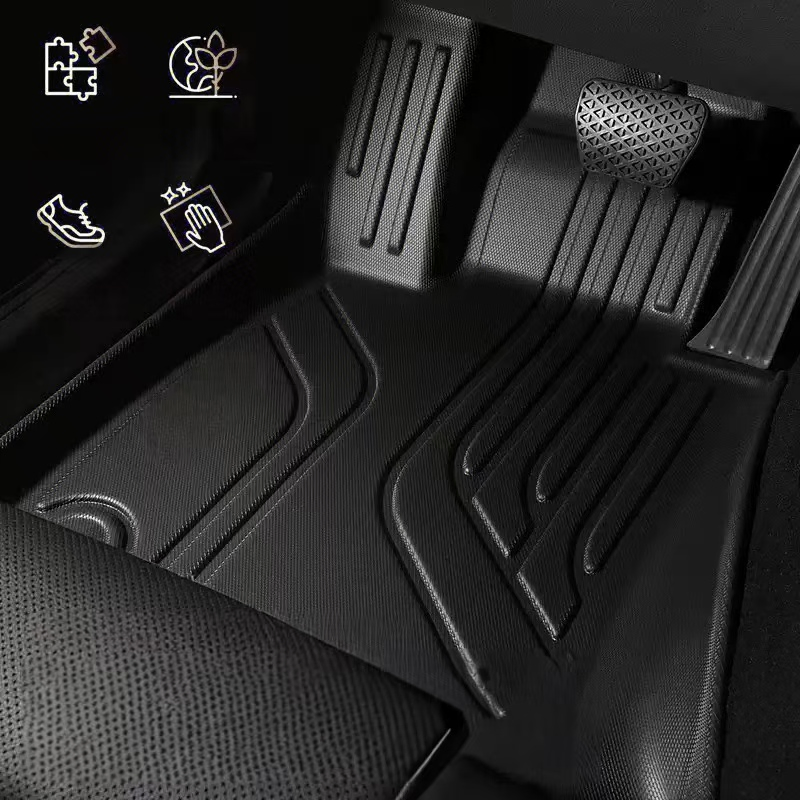 Custom-Fit TPE Car Mat Waterproof Anti-Slip Double-Layer Floor for Suvs/Sedans