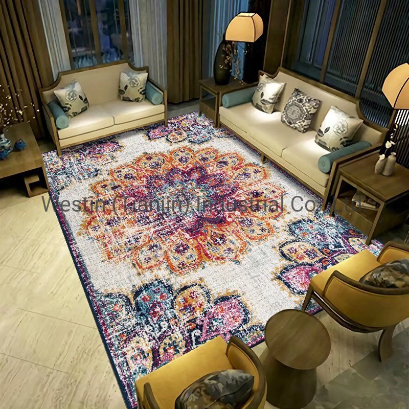 China Factory Polyester Carpet Wahsable Rug