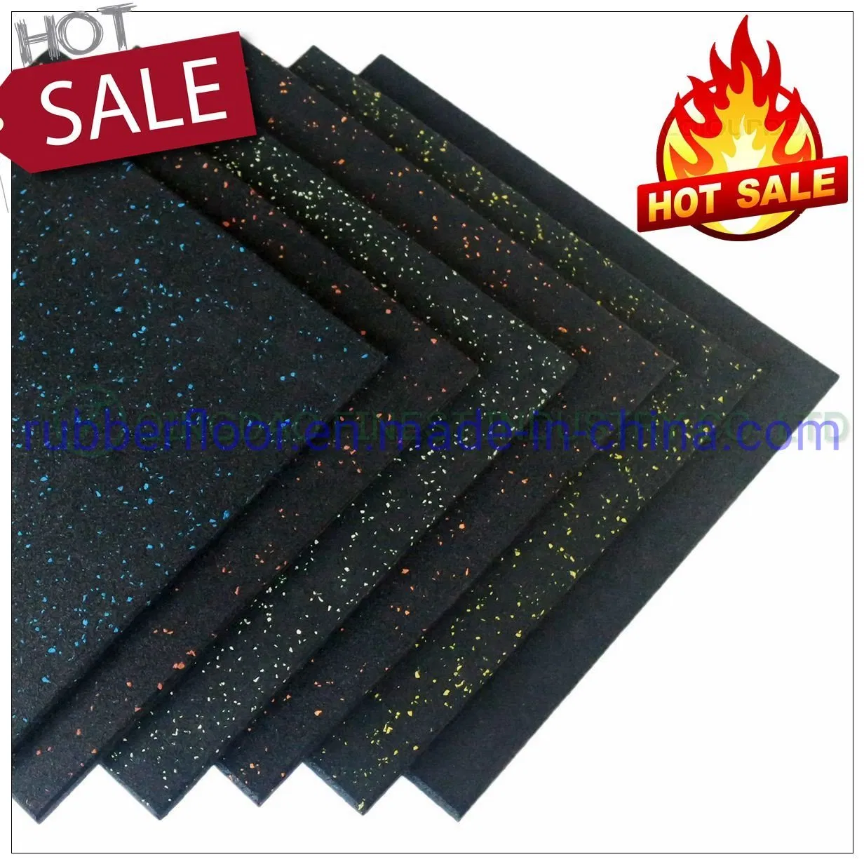 Premium Quality China Manufacturer Crossfit Fitness Colorful Heavy Duty Playground Gym /Rubber Floor Tile /Rubber Flooring Mat, Rubber Gym Flooring
