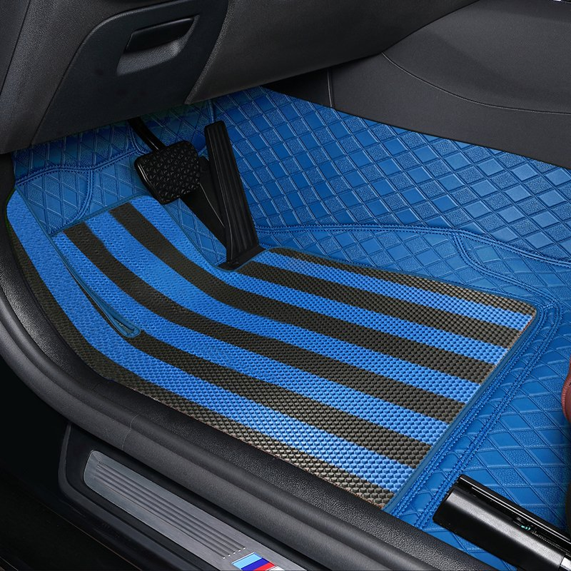 Luxury Diamond Custom Car Floor Mats with Anti-Slip PVC